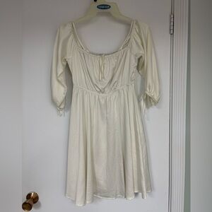Milkmaid Cream Dress